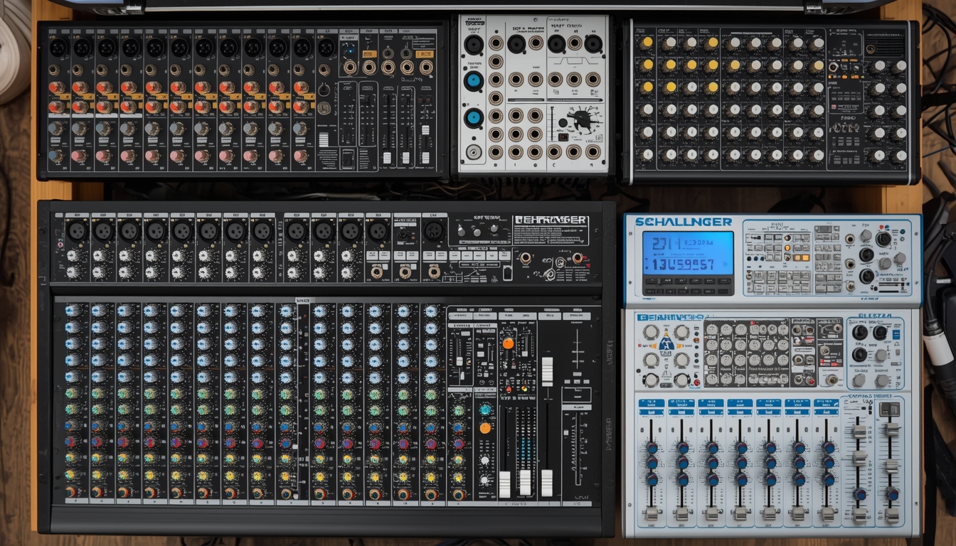 Analog and Digital Mixers